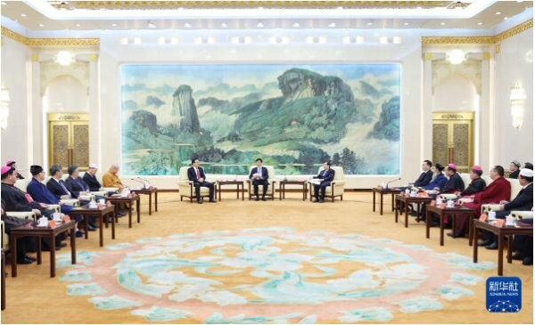王沪宁出席全国性宗教团体负责人迎春座谈会